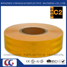 Custom Micro Prismatic Yellow Reflective Material Tape for Traffic (CG5700-OY)